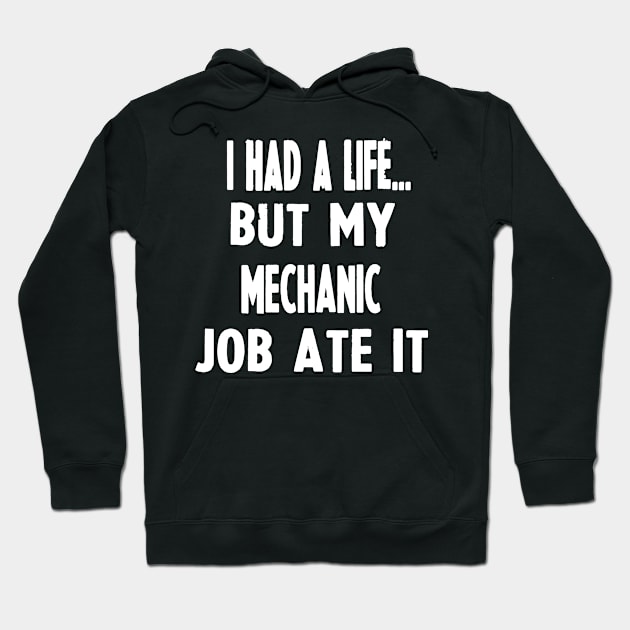 Funny Gifts For Mechanics Hoodie by divawaddle